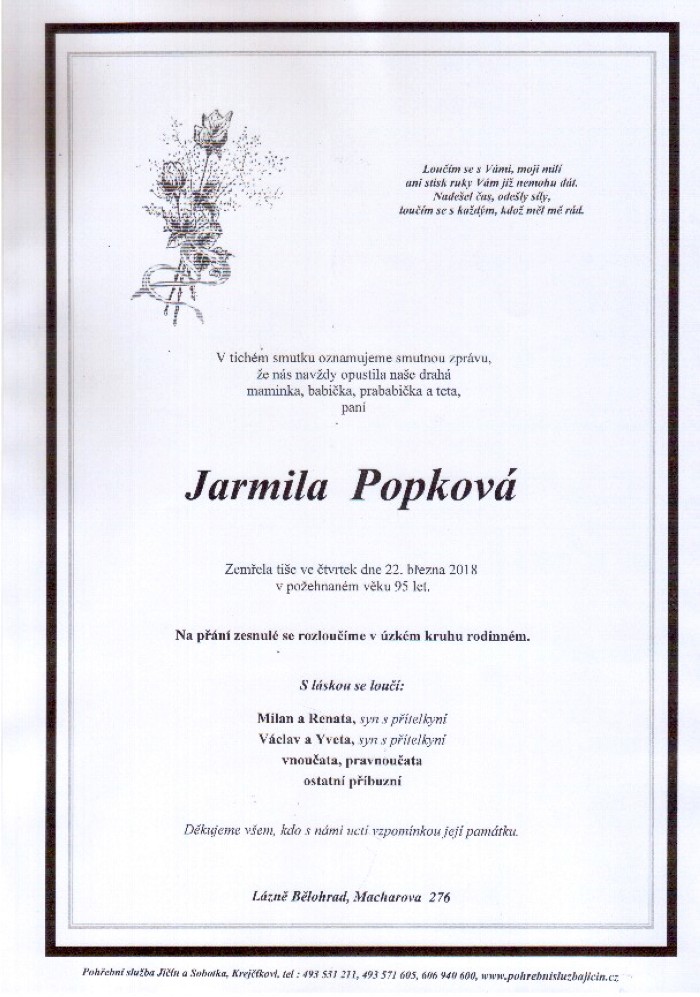 Jarmila Popková