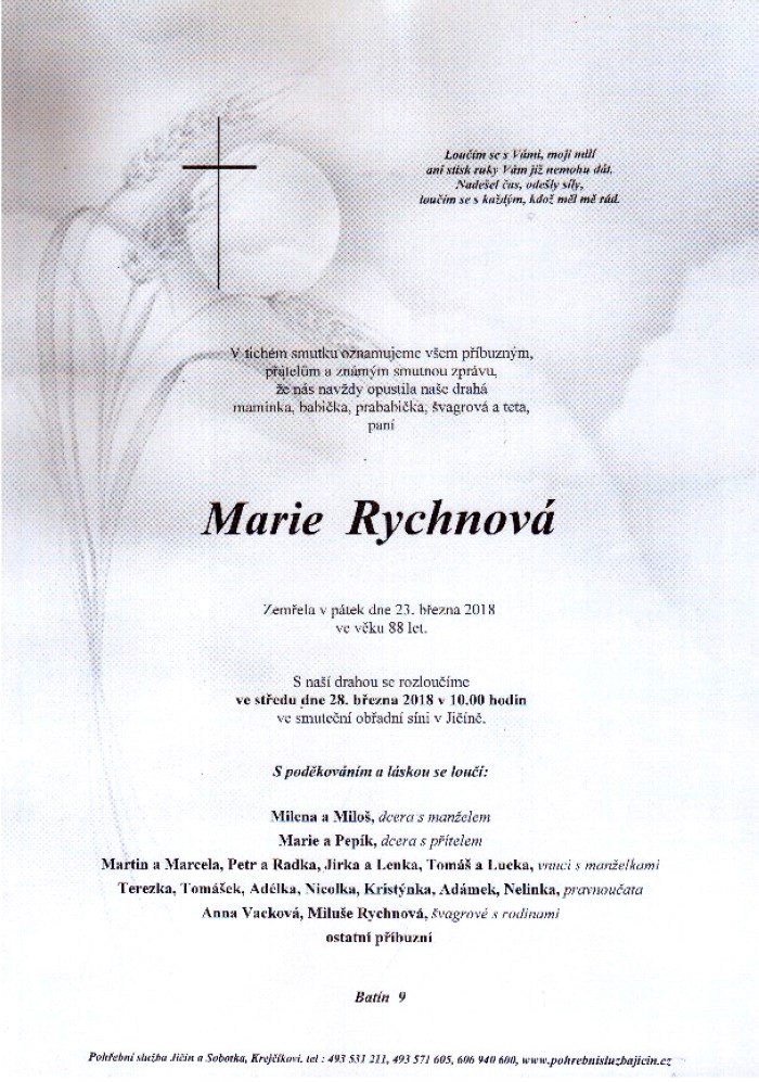 Marie Rychnová