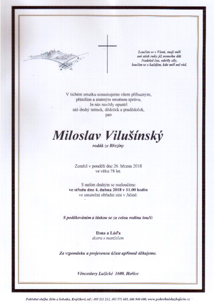 Miloslav Vilušínský