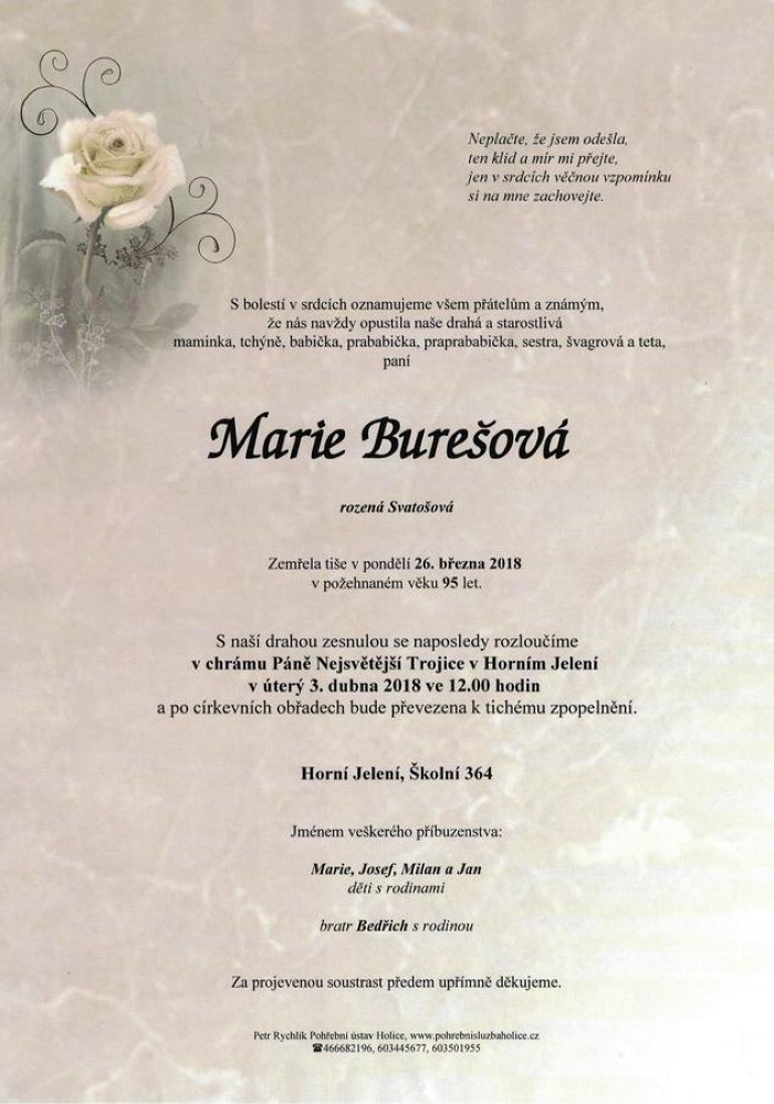 Marie Burešová