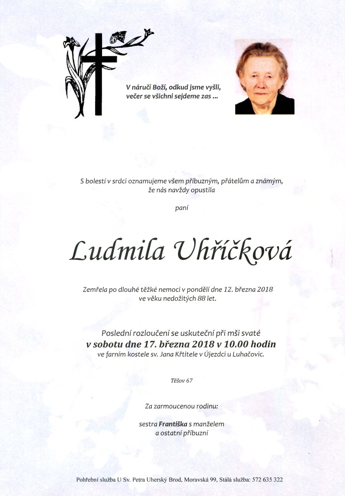 Ludmila Uhříčková