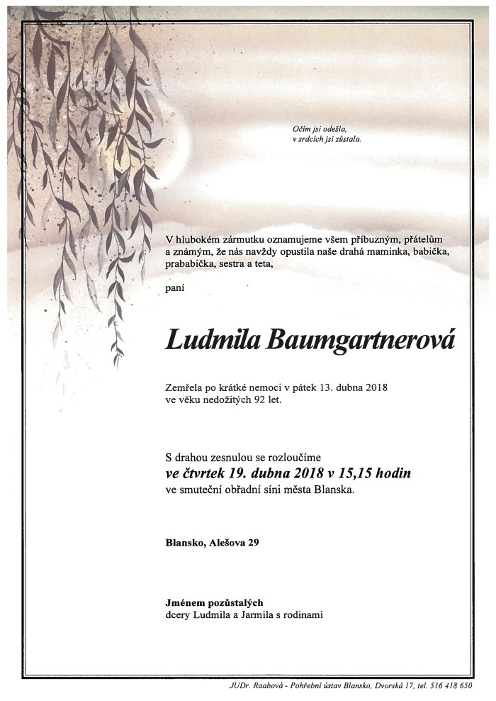 Ludmila Baumgartnerová