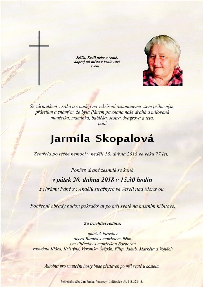 Jarmila Skopalová