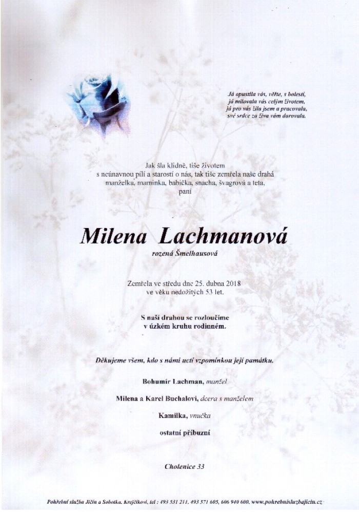 Milena Lachmanová
