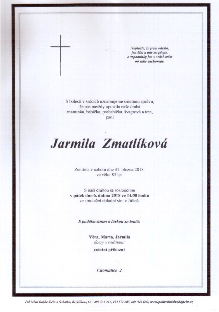 Jarmila Zmatlíková