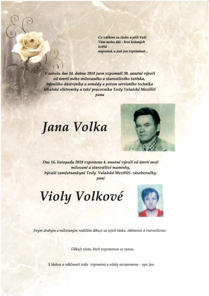 Jan Volek a Viola Volková
