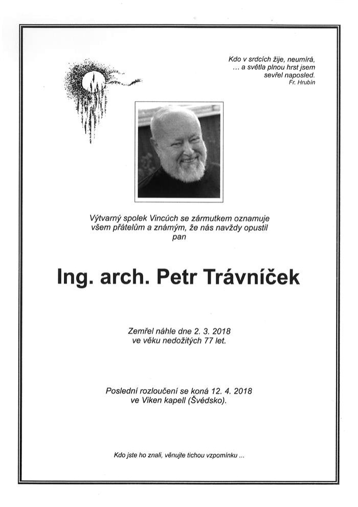 Ing. arch. Petr Trávníček