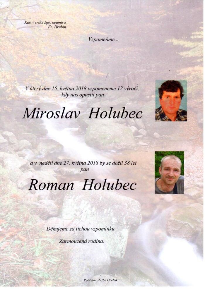 Miroslav Holubec a Roman Holubec
