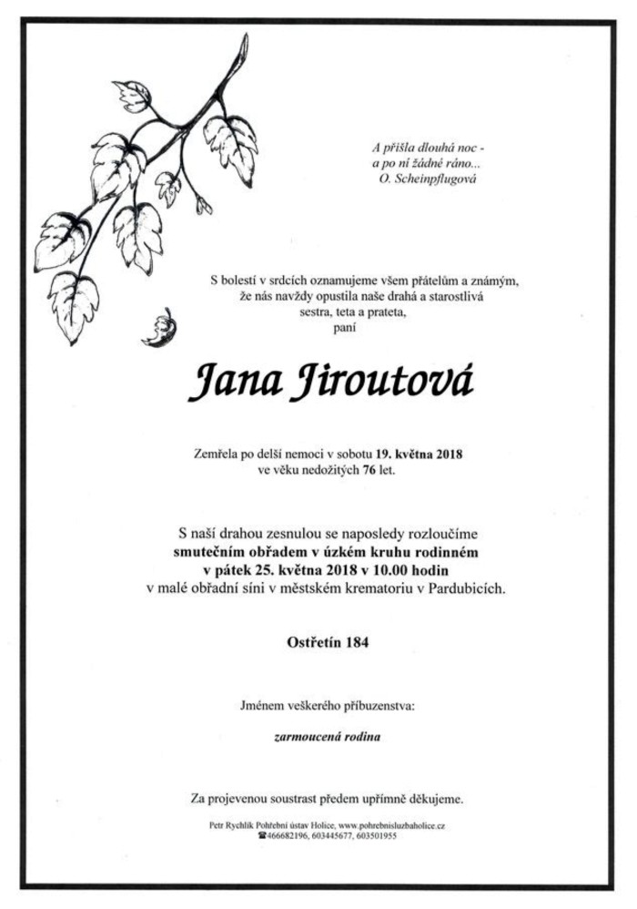 Jana Jiroutová