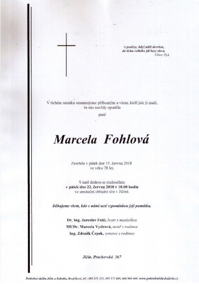 Marcela Fohlová
