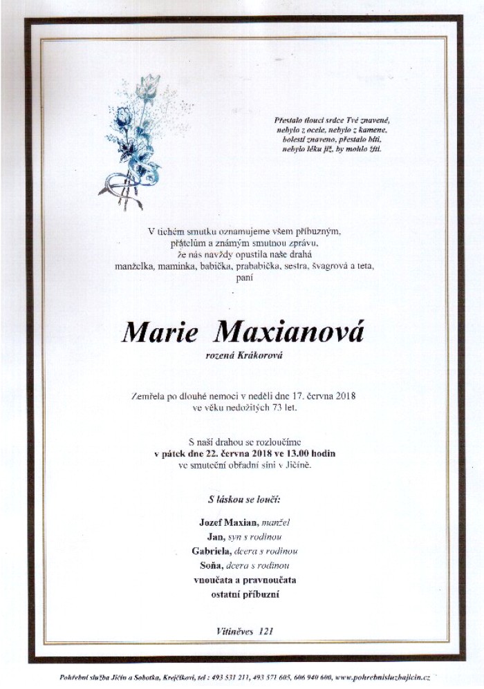 Marie Maxianová