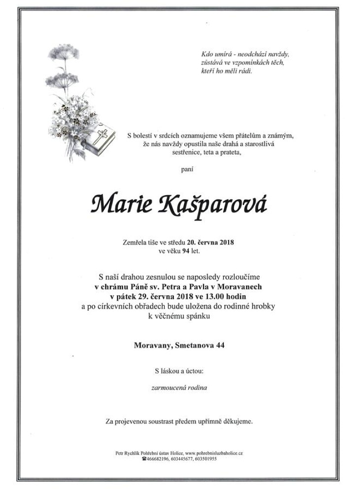 Marie Kašparová