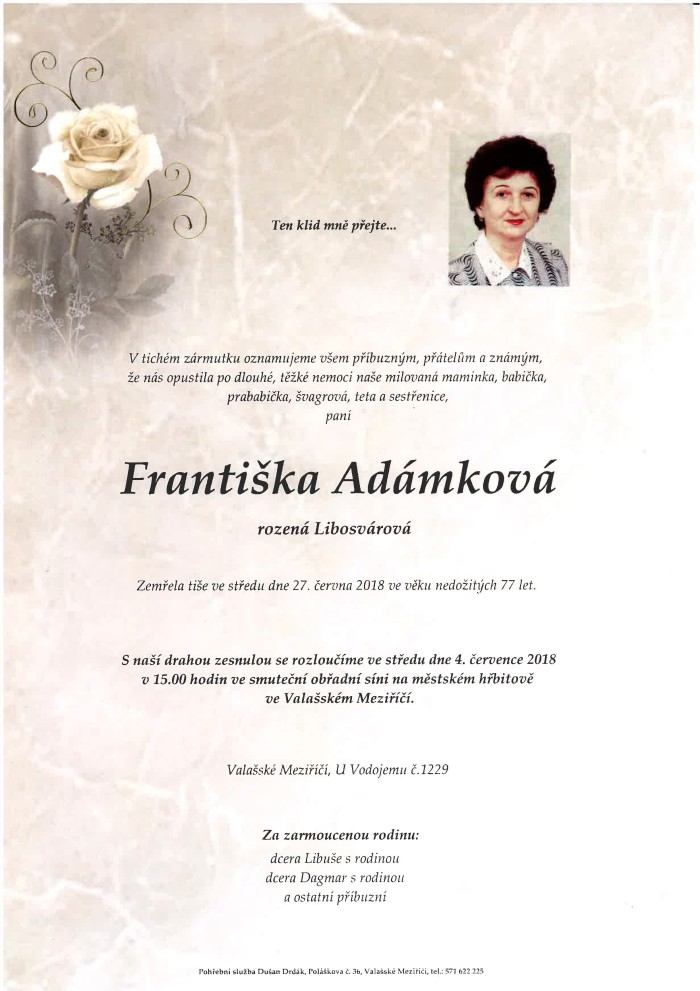 Františka Adámková