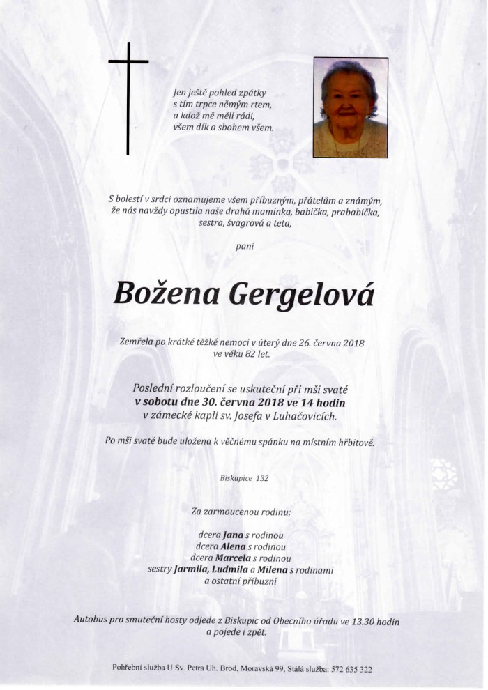 Božena Gergelová