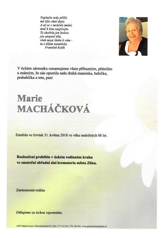 Marie Macháčková