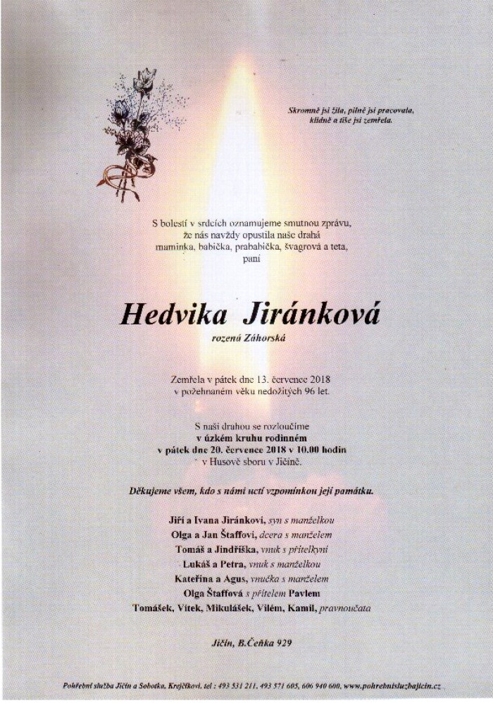 Hedvika Jiránková