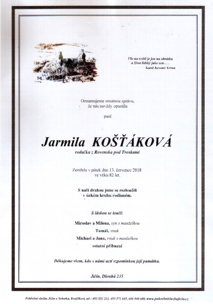 Jarmila Košťáková