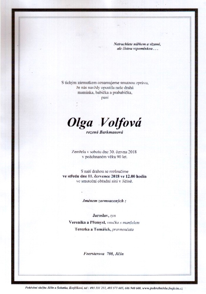 Olga Volfová