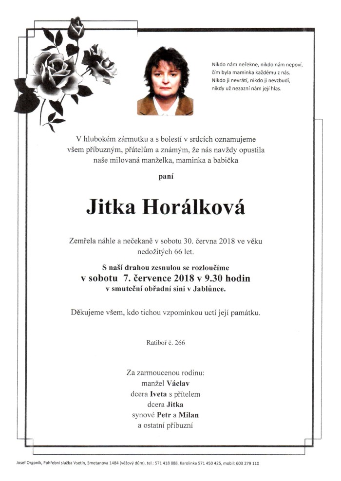 Jitka Horálková