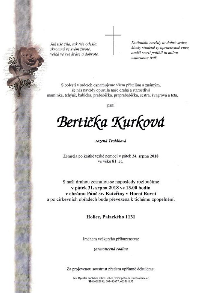 Bertička Kurková