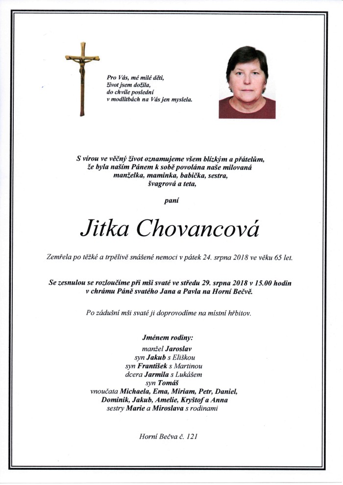 Jitka Chovancová