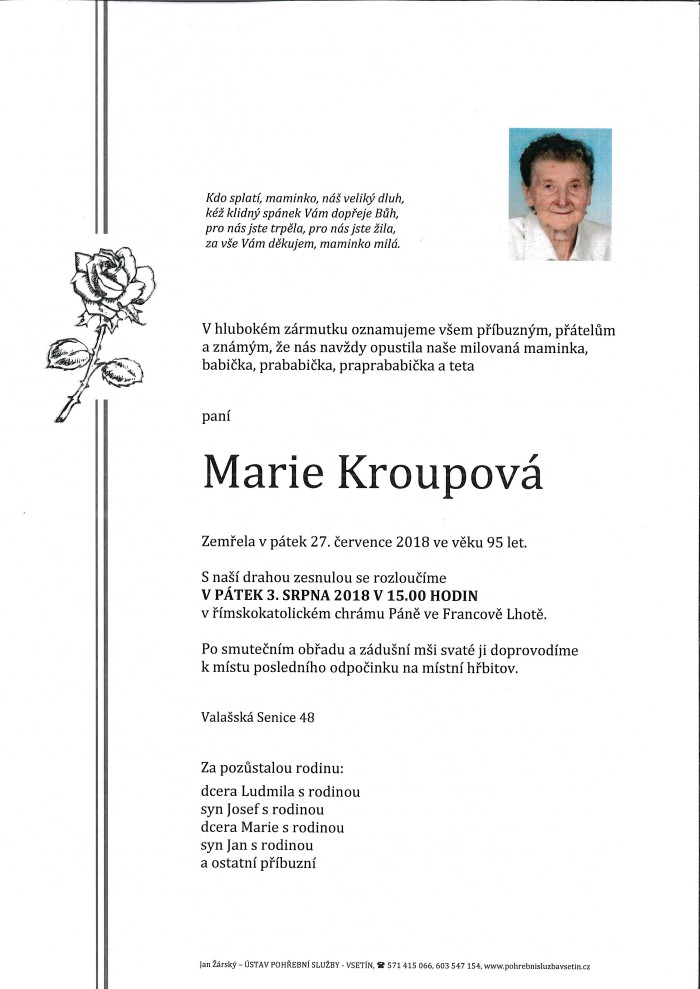 Marie Kroupová