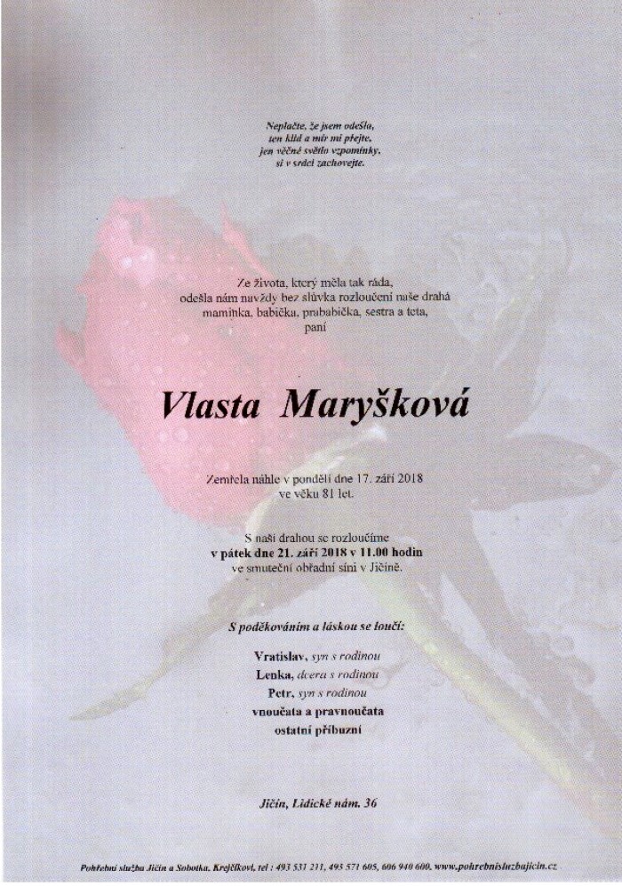 Vlasta Maryšková