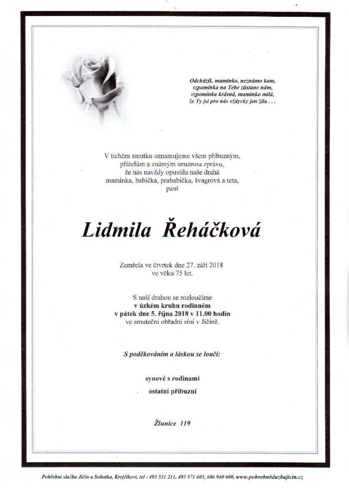Lidmila Řeháčková