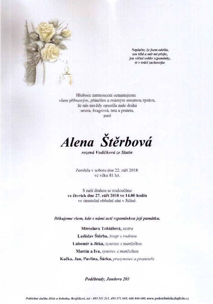 Alena Štěrbová