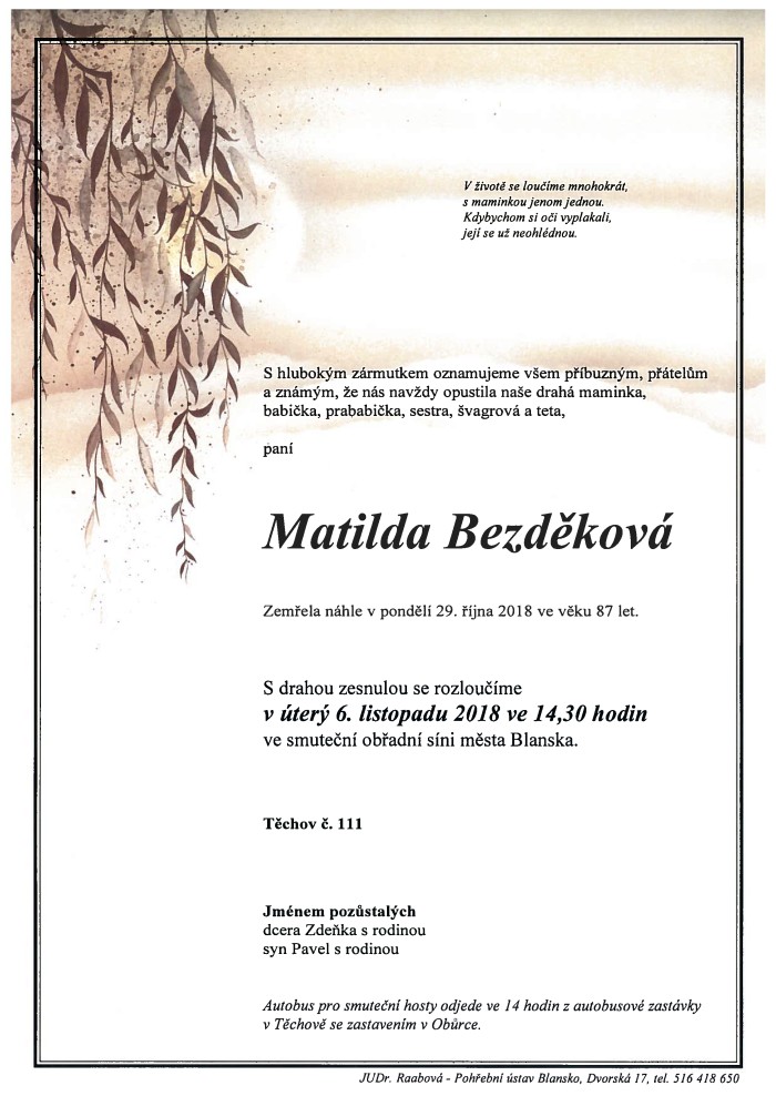 Matilda Bezděková