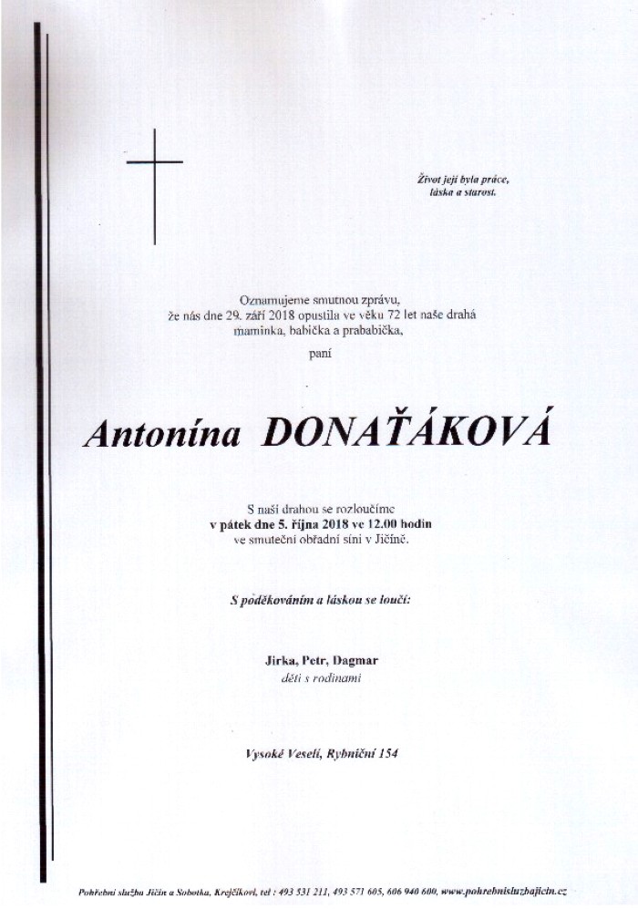 Antonína Donaťáková