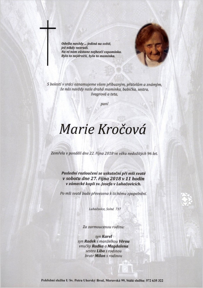 Marie Kročová