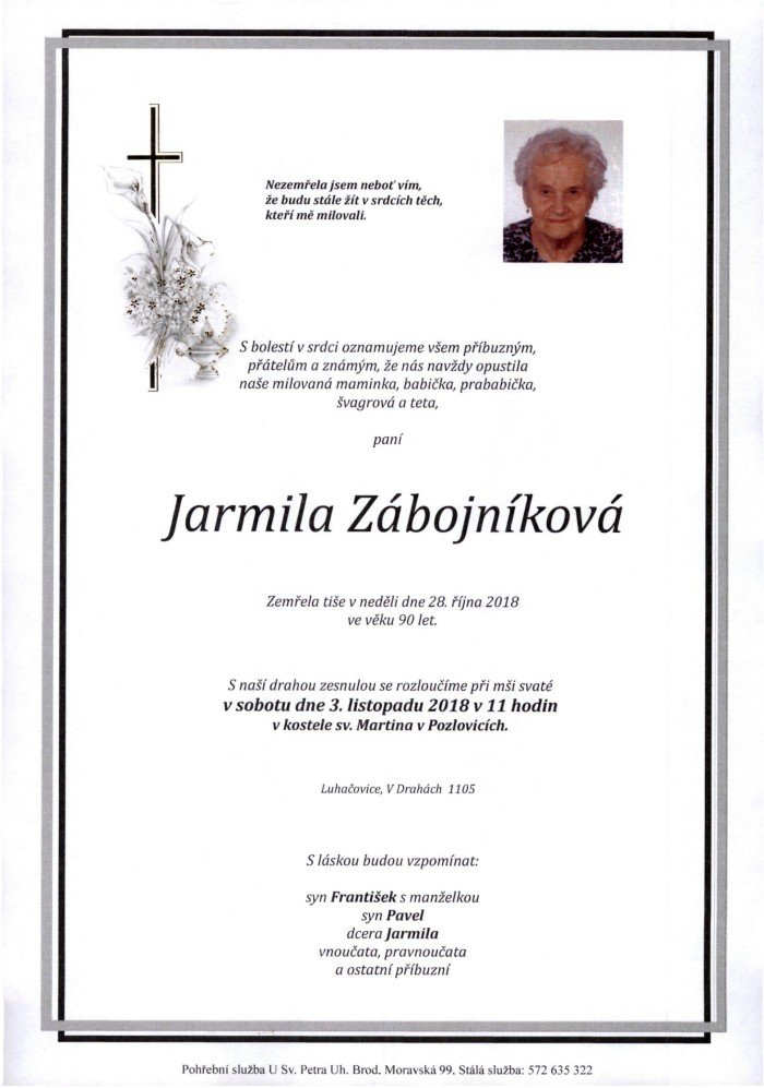 Jarmila Zábojníková