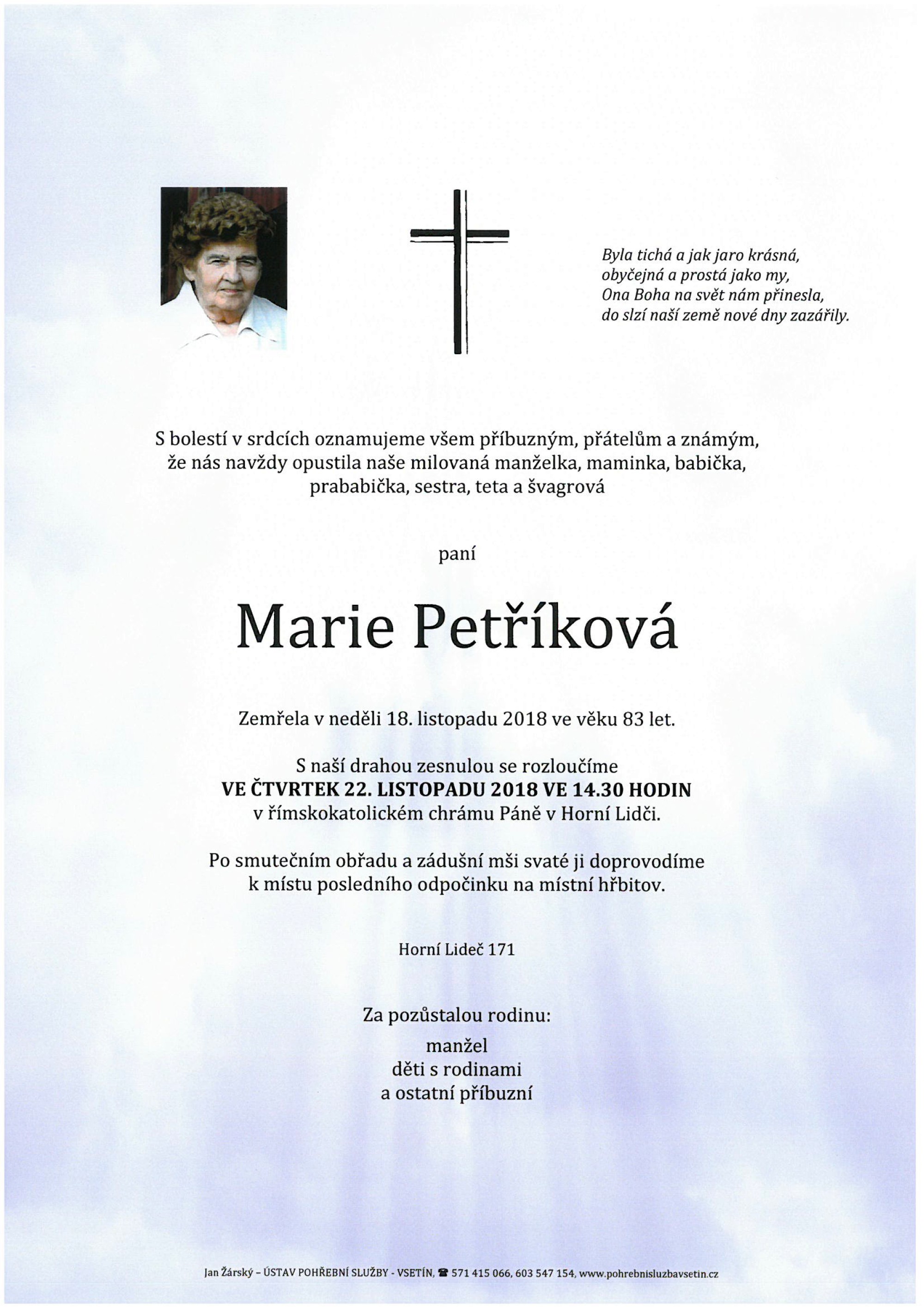 Marie Petříková