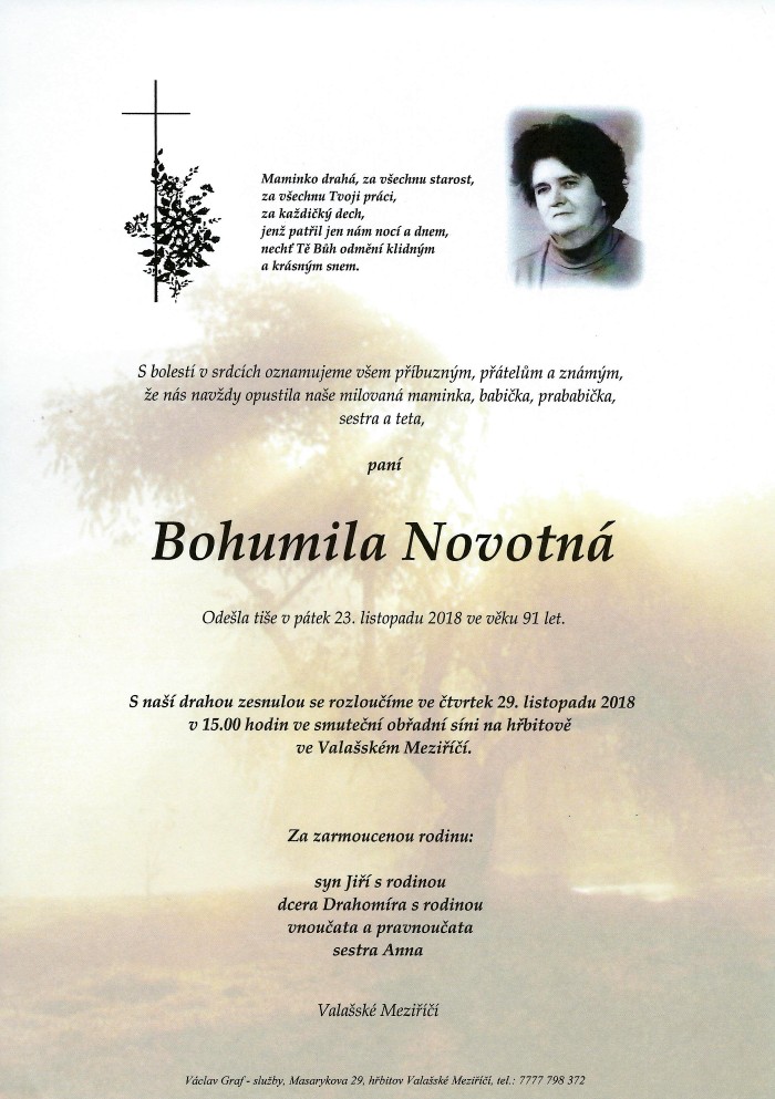 Bohumila Novotná