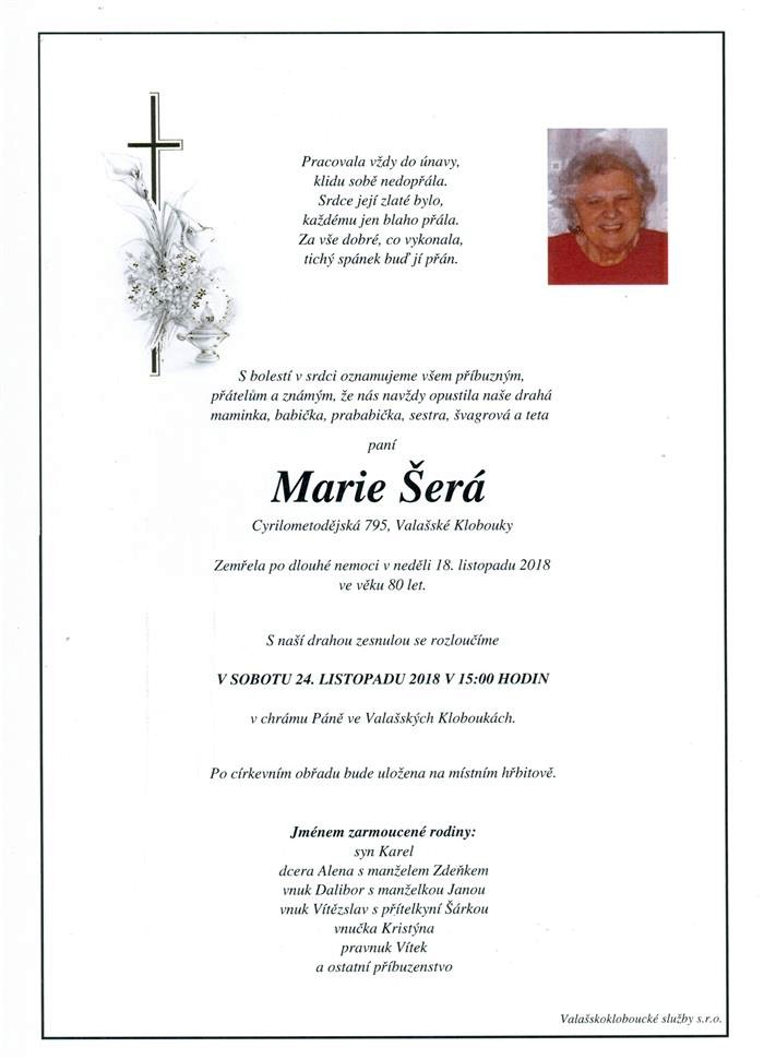 Marie Šerá