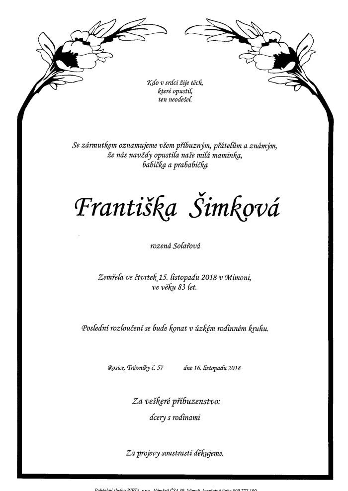 Františka Šimková