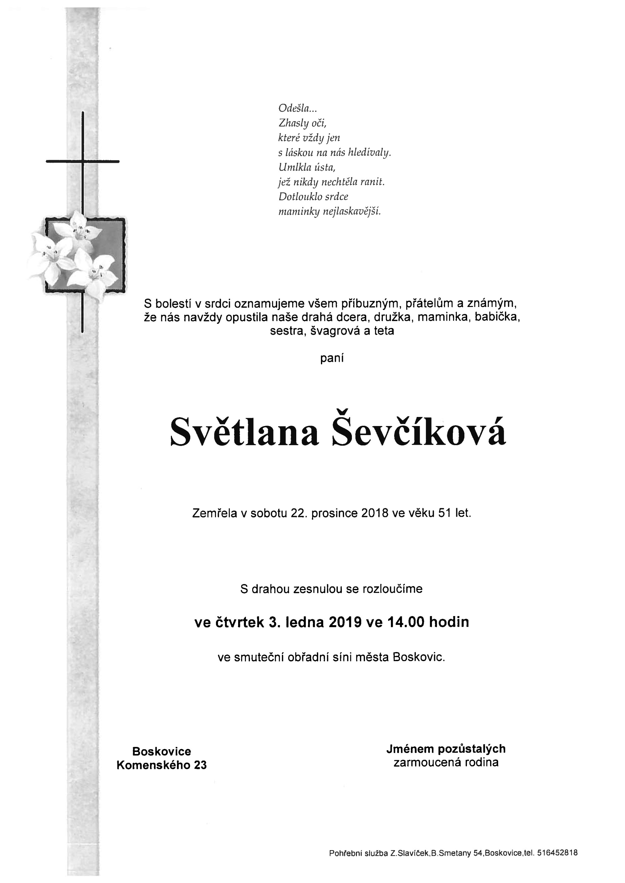 Světlana Ševčíková