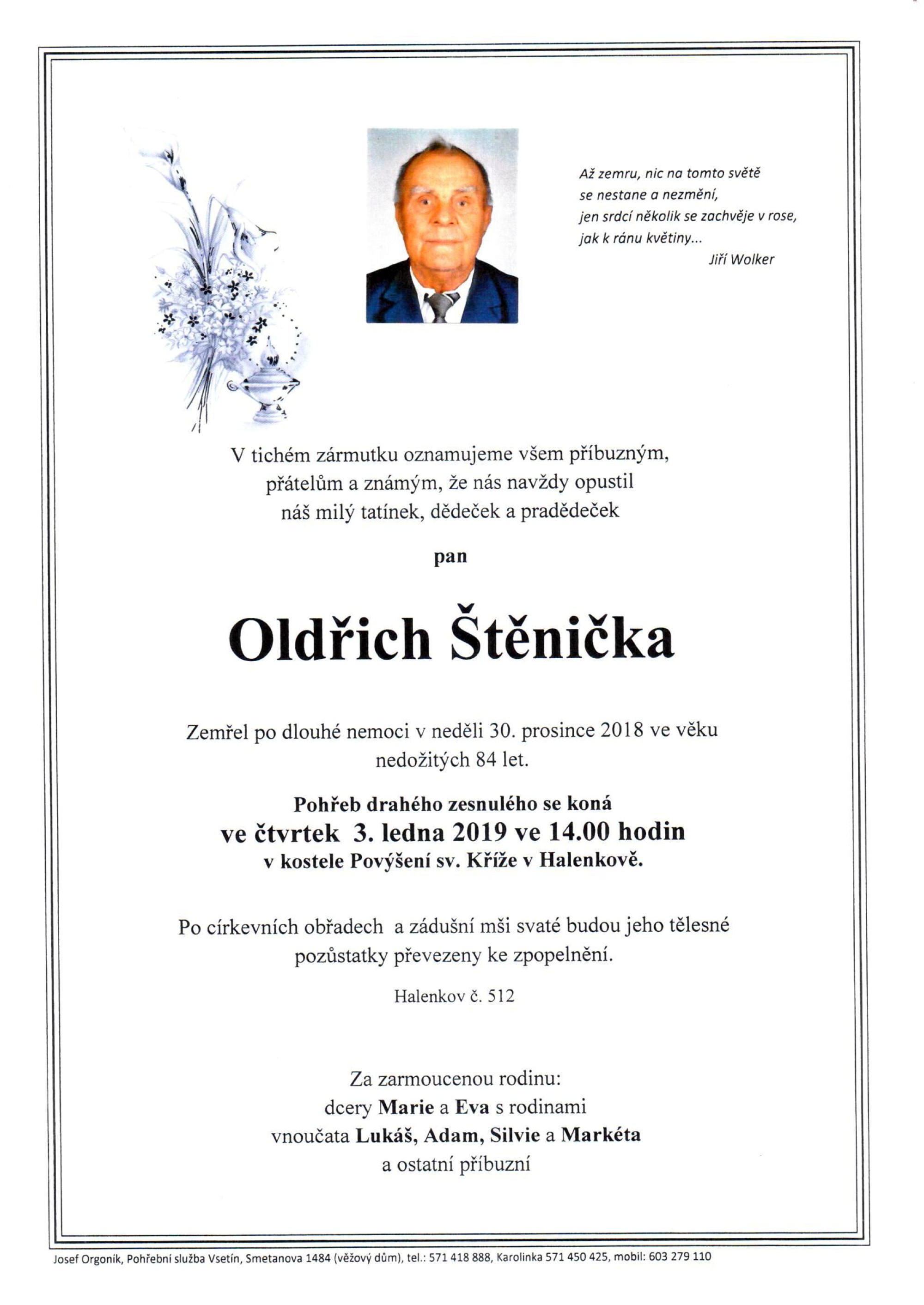 Oldřich Štěnička