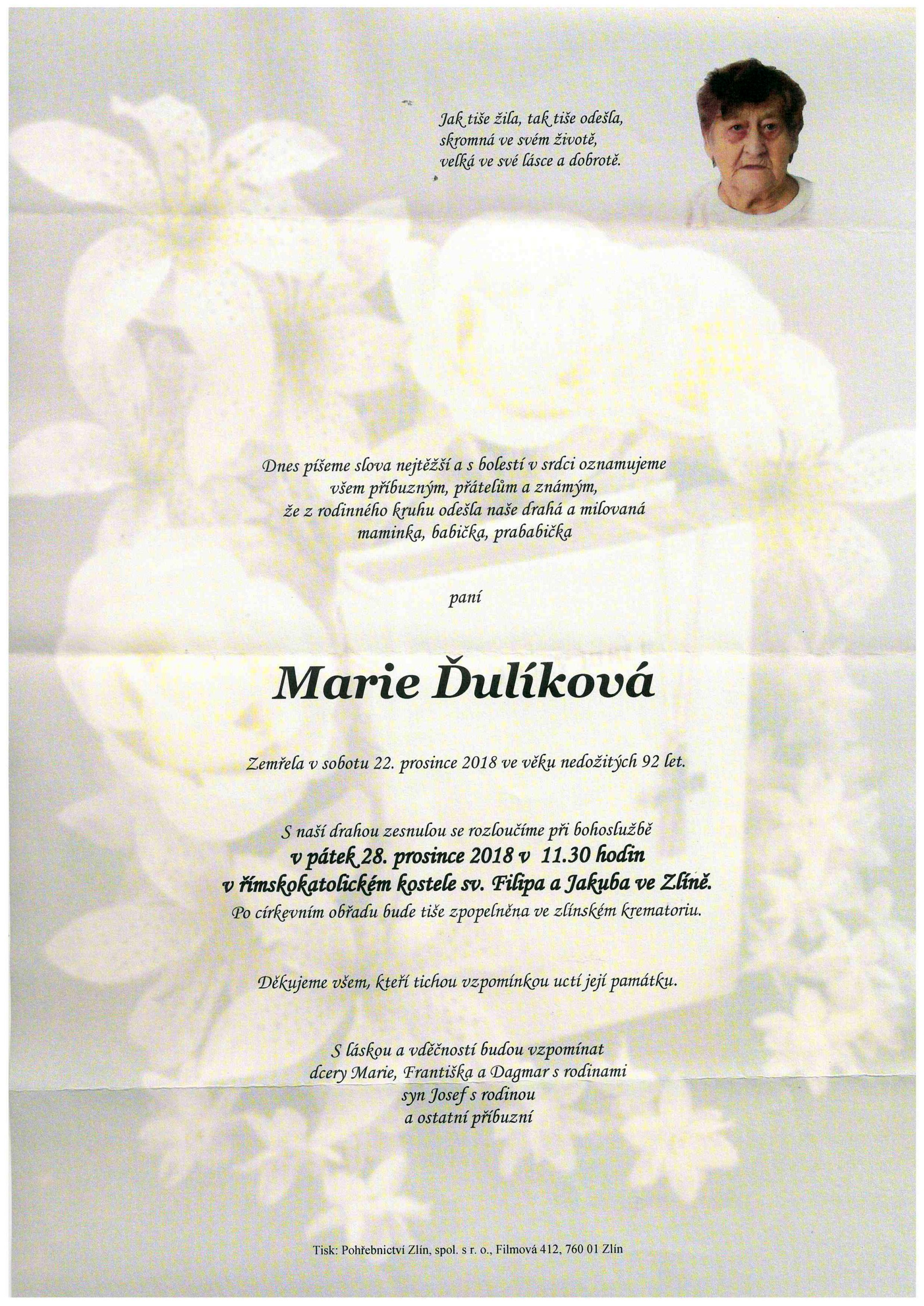 Marie Ďulíková