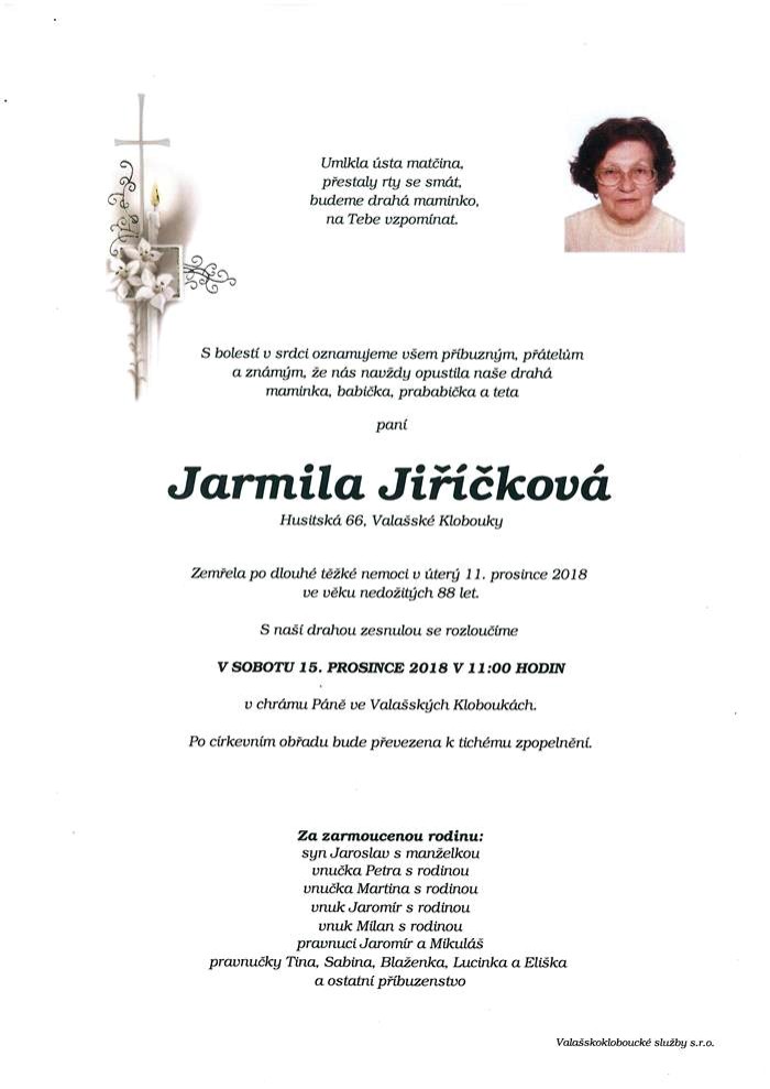 Jarmila Jiříčková