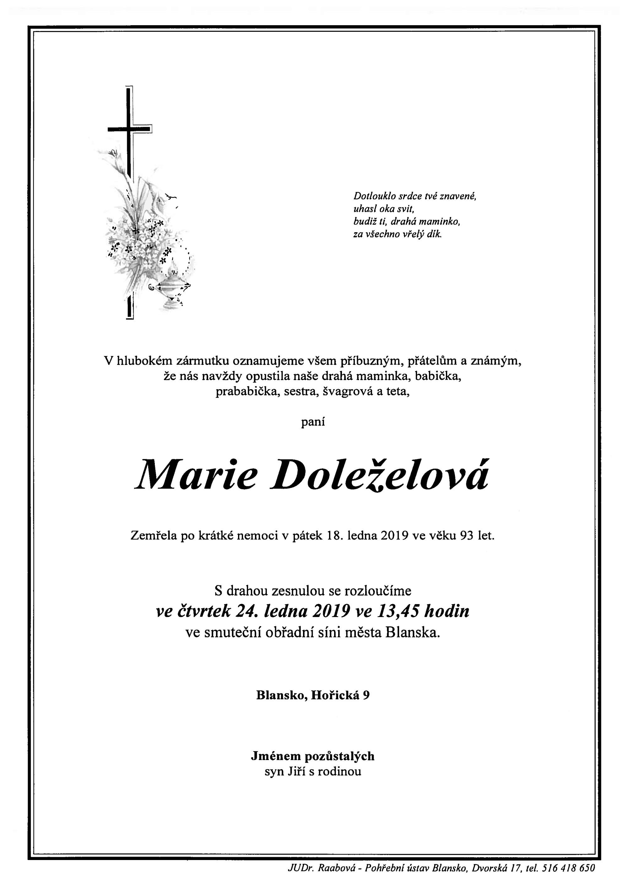 Marie Doleželová