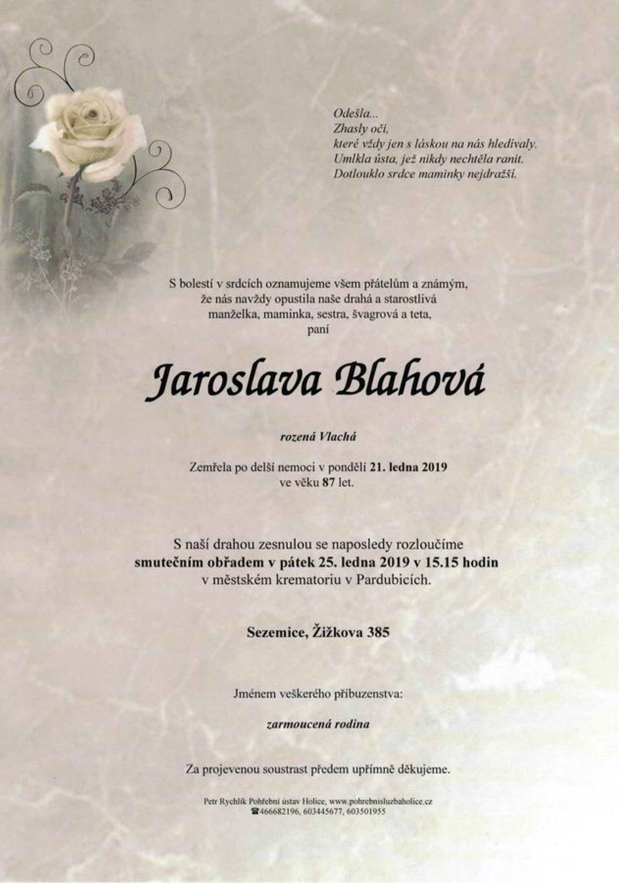 Jaroslava Blahová