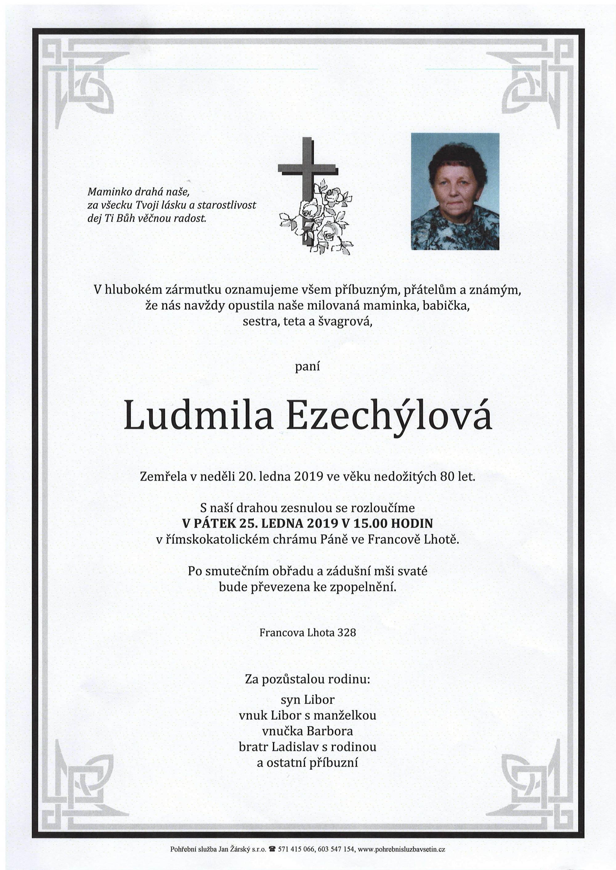 Ludmila Ezechýlová