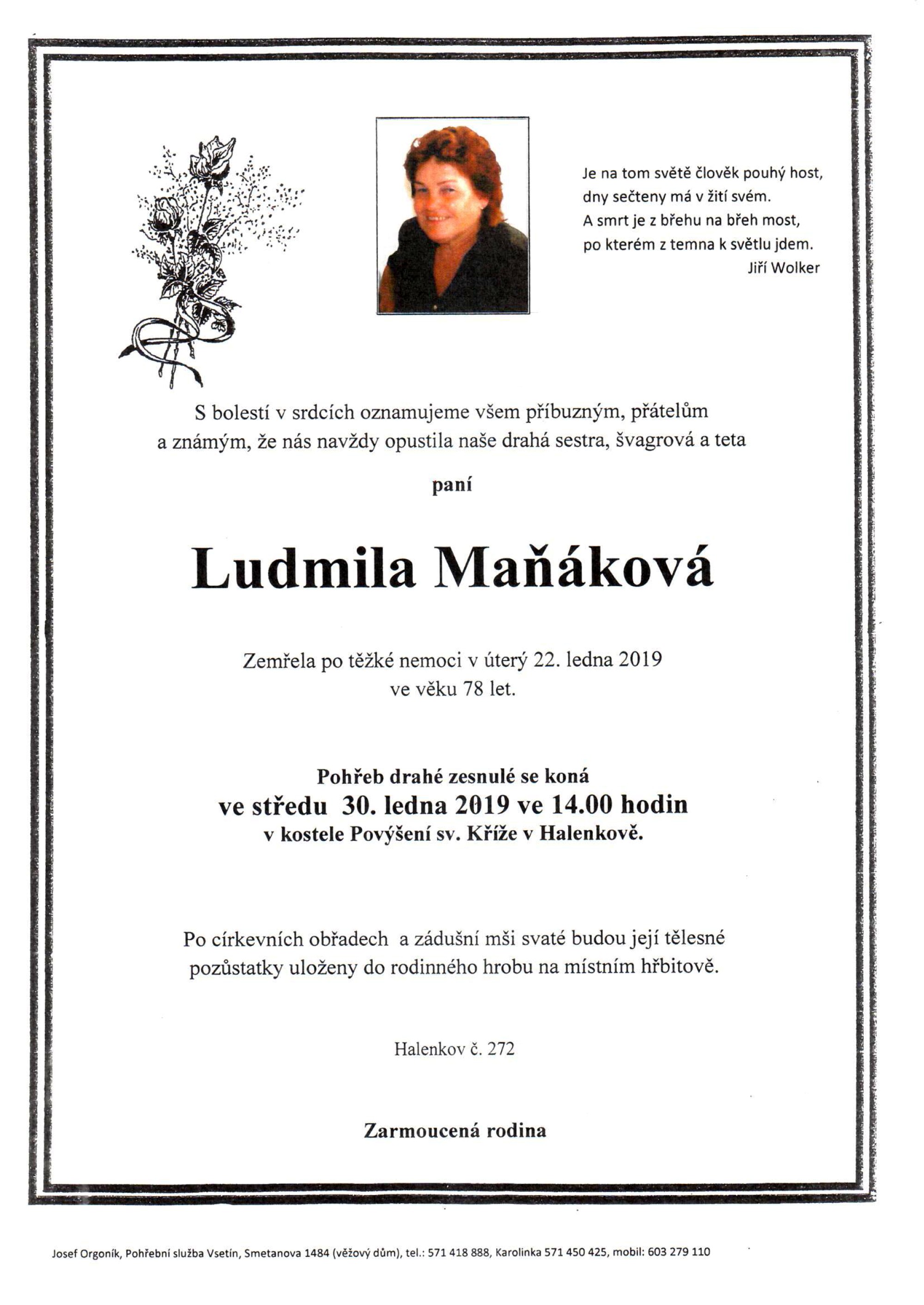 Ludmila Maňáková