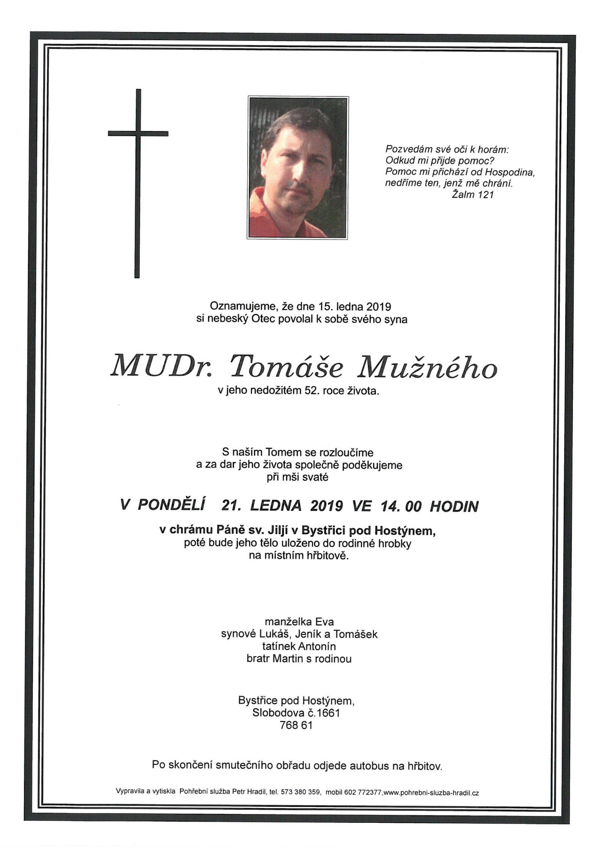 MUDr. Tomáš Mužný