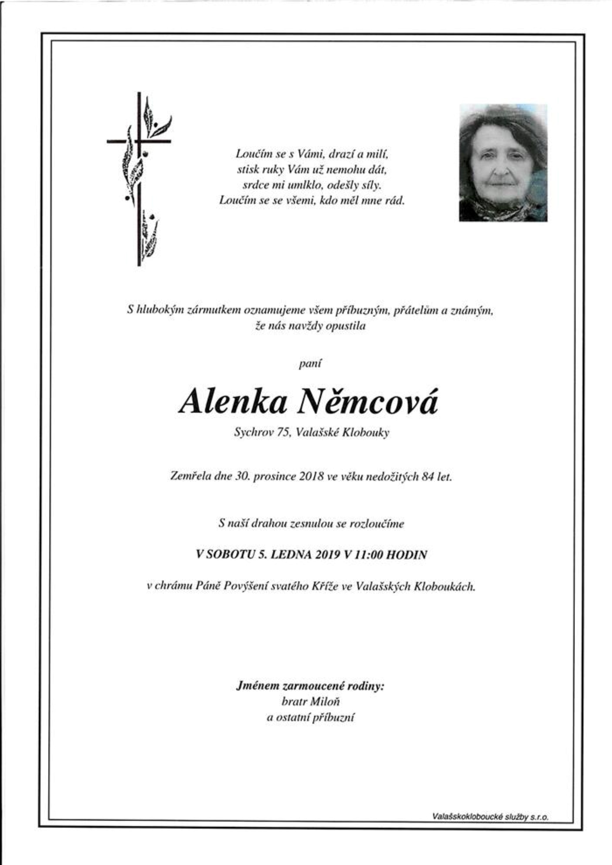 Alenka Němcová