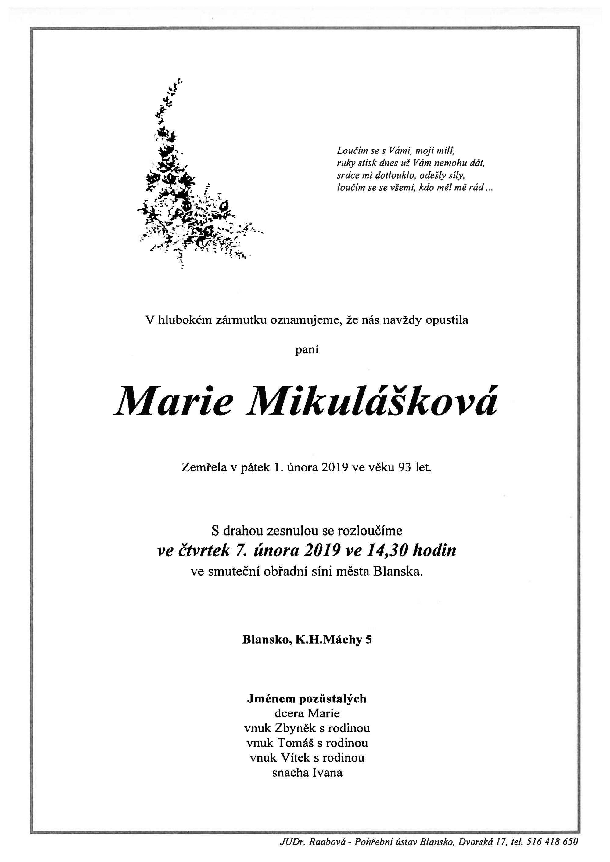 Marie Mikulášková