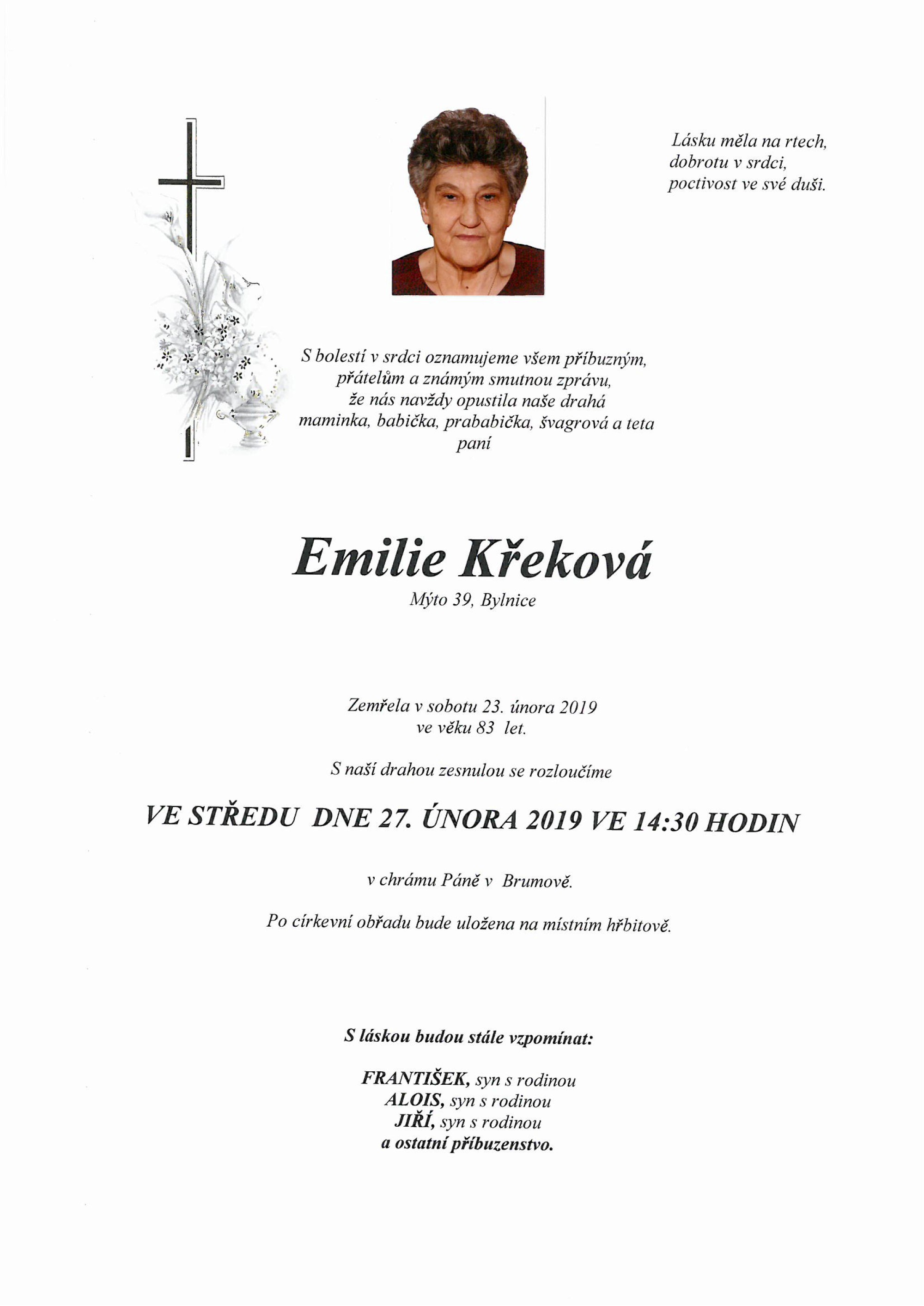 Emilie Křeková
