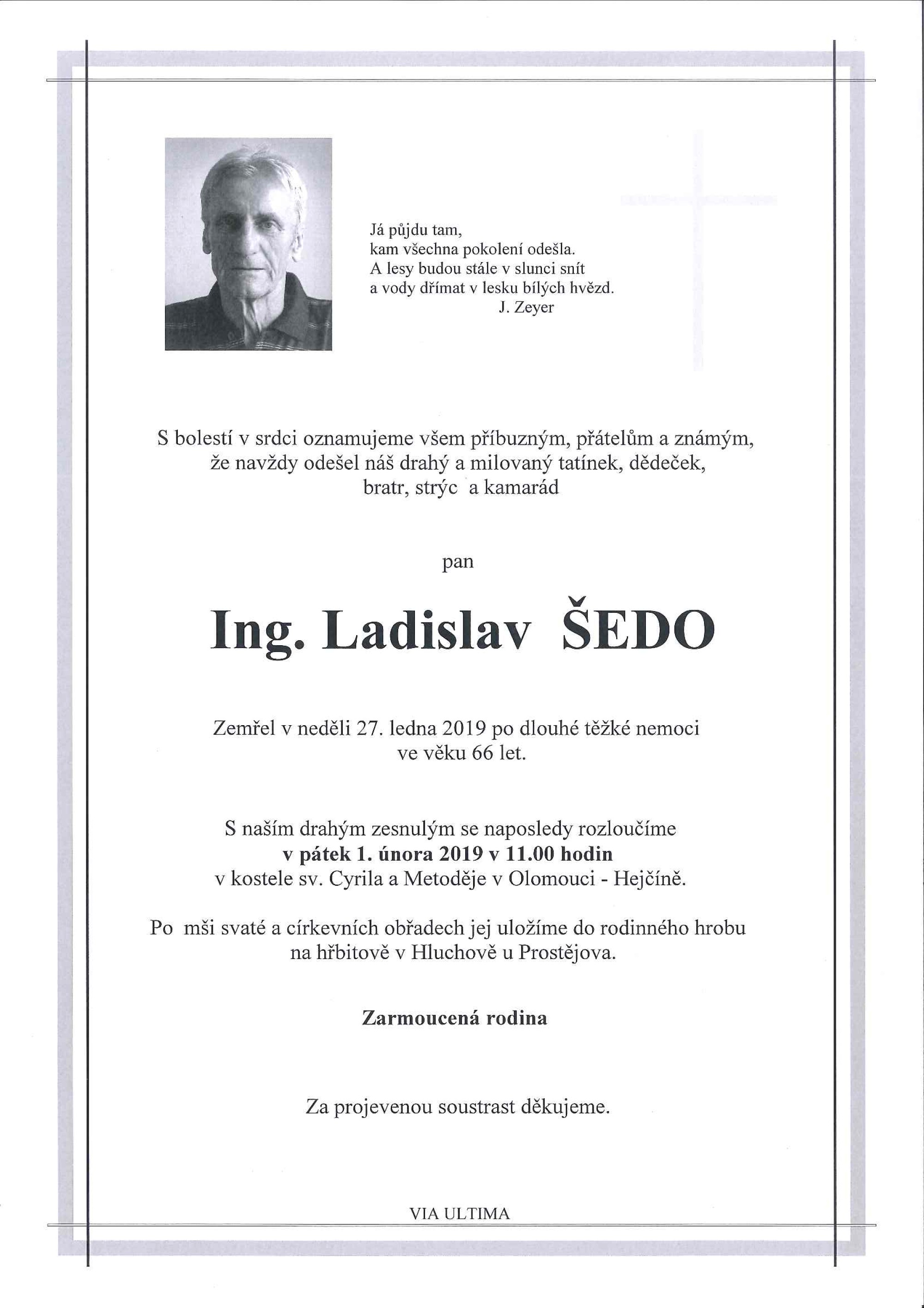 Ing. Ladislav Šedo